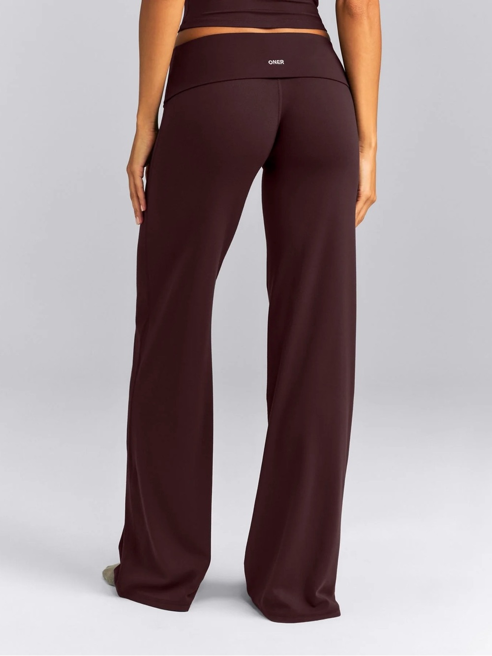 Oner Active SoftMotion Fold Over Mid Rise Straight Leg Pants